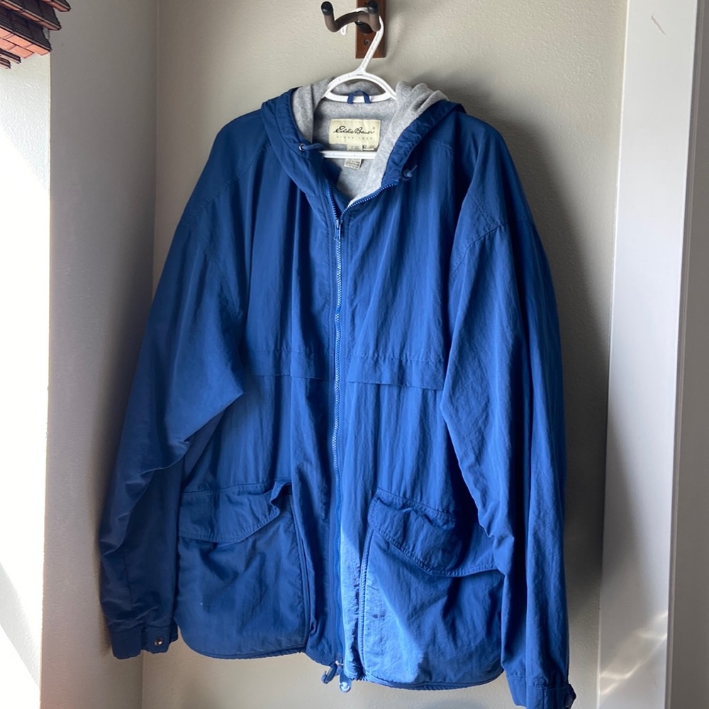 Eddie Baur  Blue Mens Large fleece lined